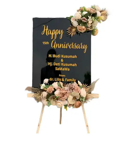 Papan Bunga Akrilik Lalan