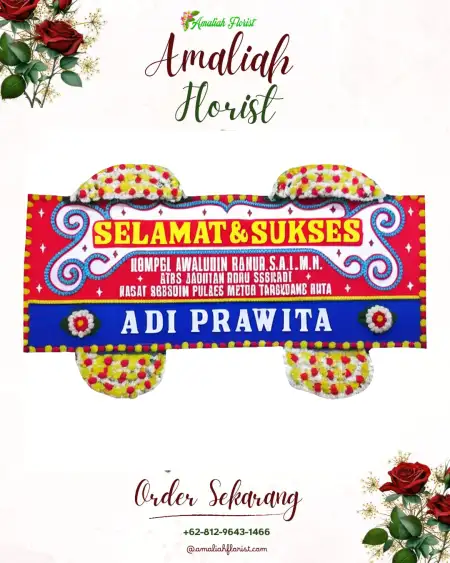 Papan Bunga Ucapan Selamat Lalan