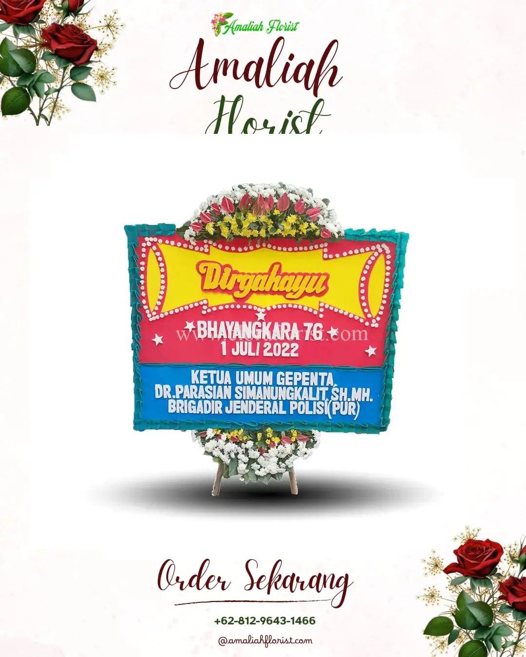 Papan Bunga HUT Ulang Tahun Lalan